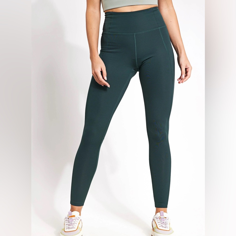 Girlfriend Collective / Compressive High-Rise Legging / small / moss - green
